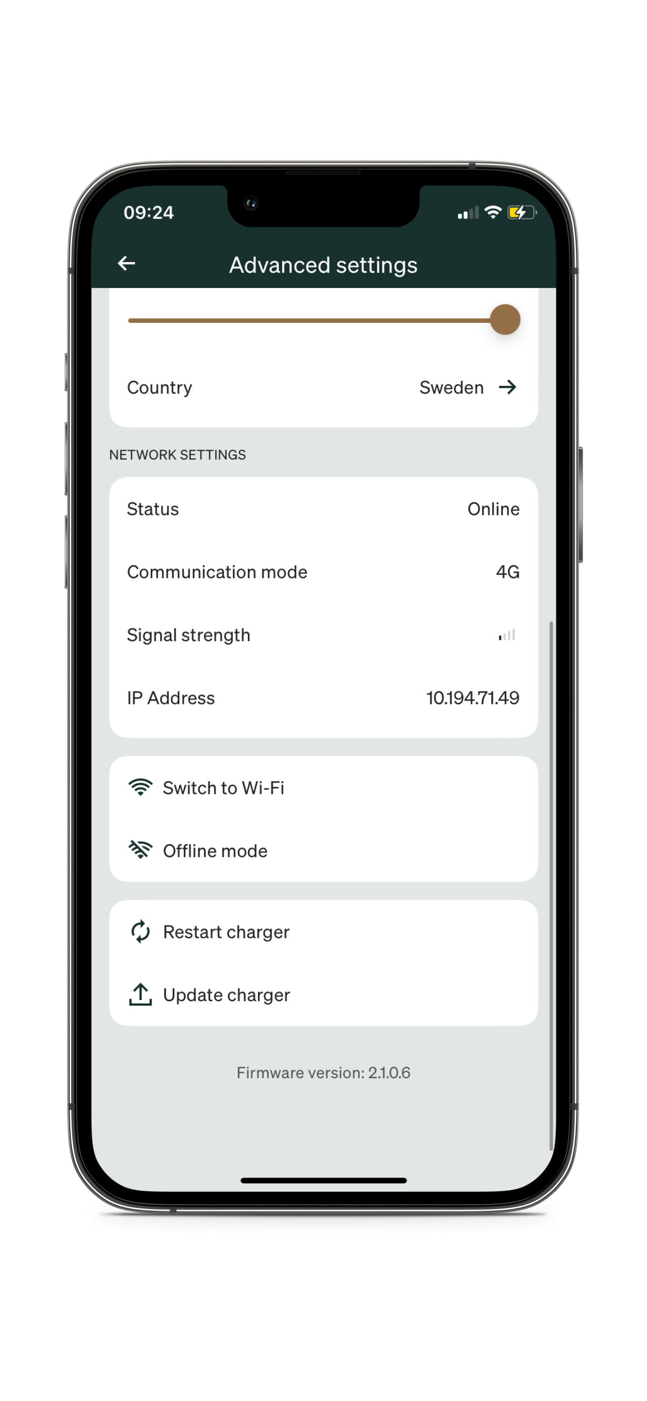 Restart your Zaptec charger without an connection using the