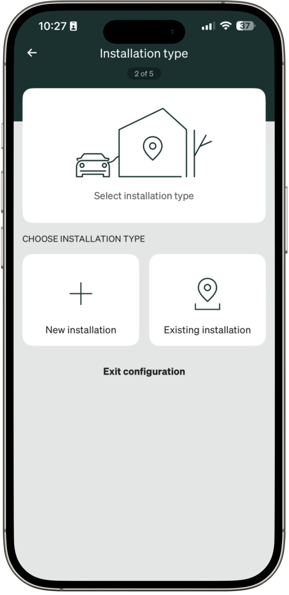 Installation type - new :old.png